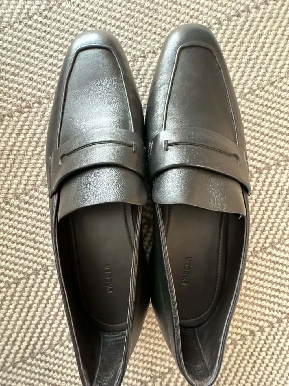 Zegna L'Asola Leather Loafers - Black